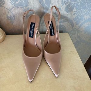 Dolce & Gabbana Women's Tan Slingback Heels